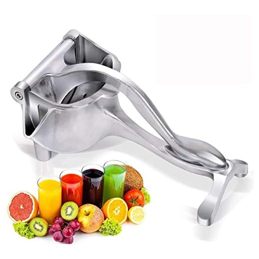 HeeMo Heavy Duty Aluminium Alloy Manual Fruit Juicer, Squeezer Citrus Extractor Tool