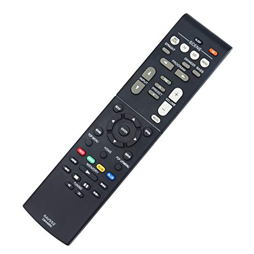 VINABTY RAV552 ZW44660 Replacement Remote Control Compatible with Yamaha AV Receiver RAV552 RX‑V283 RX‑V283BL ZP354801 RAV532 HTR-3072 HTR-4068 TSR-5790 TSR-5790BL RX-V579 RX-V381 RX-V383 RX-V385 - Image 2