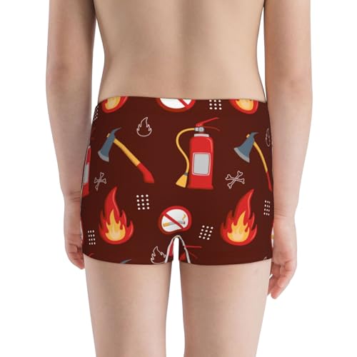 Boys' Cotton Boxer Brief Soft Underwear-Fire Extinguisher3