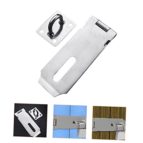 Image of DOITOOL Door Latches Hardware 2pcs Padlock Hasp Latch for Shed Cabinet Attic Doors