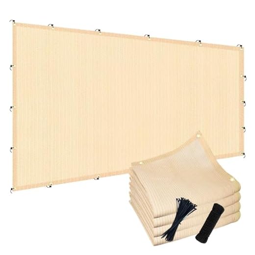 POYEE 90% Sun Shade Cloth for Outdoor Use