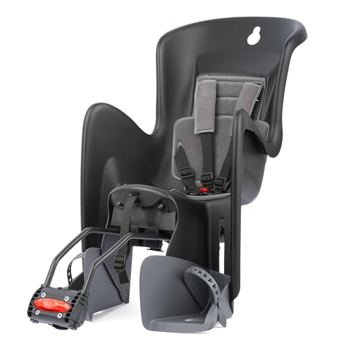 Polisport Kinder Kindersitz Bilby Sitz, Schwarz, S, 61005705