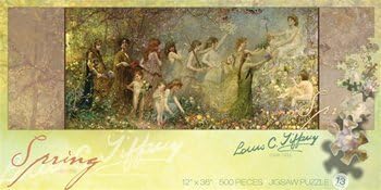 Spring by Louis CO. Tiffany 500 Piece 12x36'' Puzzle
