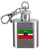 pindamonhangaba shopping Llavero de acero cepillado para petaca (1oz)