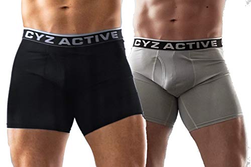 CYZ Men's Performance Boxer Brief 2-Pack