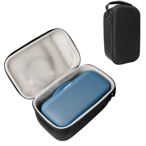 Bose SoundLink Max 対応 収納ケースポータブル スピーカー専用収納ケース,収納 キャリングケースハードシェルトラベルキャリーケースハンドル付きトラベル用交換ケース