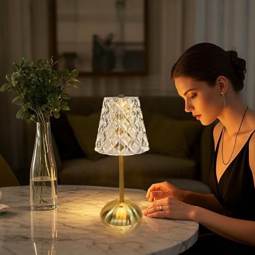 Lampe de table sans fil rechargeable tactile pour bureau et table - 6