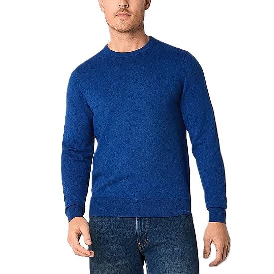 St. John's Bay Men's Crew Neck Pullover Sweater,...