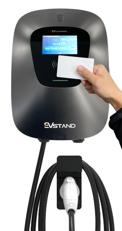 Amazon.co.jp: EVstand EV充電器 6kW/3kW AC200V Type1 普通充電器