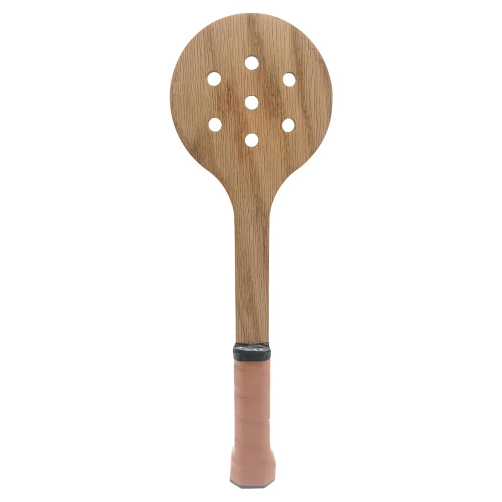 Racchetta in Legno Funzionale, Puntatore, Cucchiaio da Tennis, Allenatore, Strumento di Pratica di Swing, Attrezzatura Ausiliaria di Allenamento