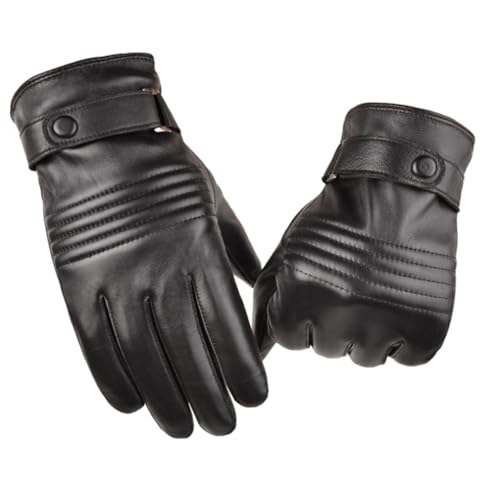 Guantes de invierno para ciclistas con forro grueso de terciopelo térmico para hombre 3