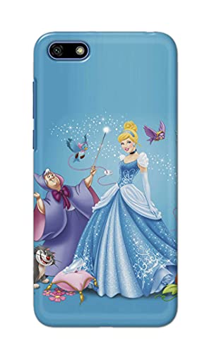Image of Famous Cartoon Lady Character Hard Back Case Cover for Huawei Y5 (2018) / Y5 Prime (2018) / Honor 7S, DRA-LX2, DUA-LX2 Back Cover -(J5) VNS2224