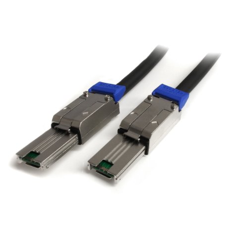 StarTech.com 3m External Mini SAS Cable - Serial Attached SCSI SFF-8088 to SFF-8088 - 2x SFF-8088 (M) - TAA Compliant - 3 meter, Black (ISAS88883)