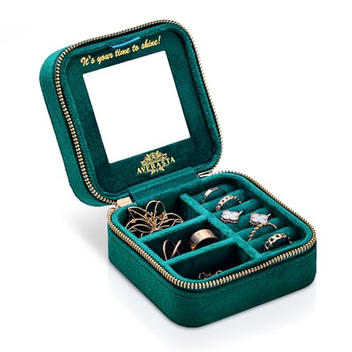 AVERASTA Velvet Travel Jewelry Organizer