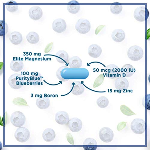 Purity Products MagBlue - Magnesium Bisglycinate Buffered & More - 90 Tablets