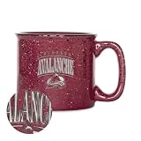 Rico Industries NHL Hockey Colorado Avalanche Tribute 12oz Laser Engraved Campfire Mug