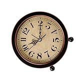 La escena aplicable es mucho: este reloj de mesa se aplica a la decoración de la sala de estar, la cocina, el dormitorio, la oficina, la sala de conferencias, el reloj de escritorio retro, el reloj del hogar
