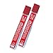 Faber-Castell Lead Refills 0.5mm 2B Black 12 Leads, 75mm. [Pack of 2]