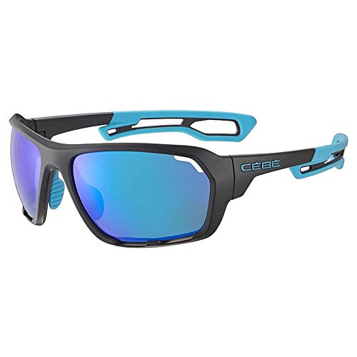 Cébé Upshift Gafas de Sol Adultos Unisex Matt Black Blue Large Cover