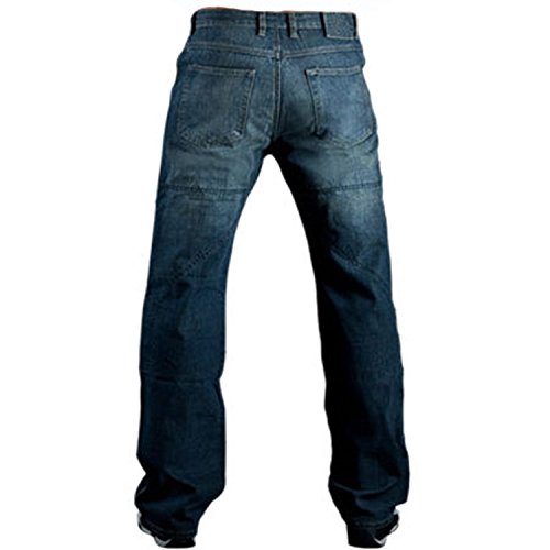 Juicy Trerdz Men’s Denim Motorcycle Motorbike Sports Jeans with Aramid Protection Lining Blue - Thumbnail 4
