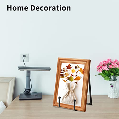 Decolore 3 Pack 4.5 Inch Display Stands Black Iron Easel For Plate Stand Plate Holder For Picture, Decorative Plate, Photo Easel, Artistic Work Display Stand, Picture Frames #TOP6