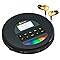 KLIM Nomad - Lettore CD Portatile - Batteria a Lunga Durata - Include Auricolari KLIM Fusion - Compatibile con CD-R, CD-RW, MP3 - Lettore SD, Radio FM, Bluetooth - Ideale per Auto - Hi-Fi - NUOVO - Or