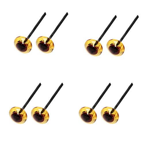 HEALLILY lhs de Segurança de Plástic400Pcs 5Mm para Bnecs de Uinhs de Pelúcialhs de Segurança Prets