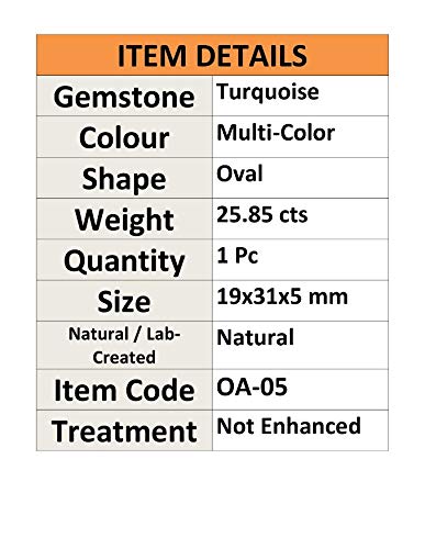 Turquoise naturelle cabochon pour sublimer vos bijoux bohèmes faits main - 3