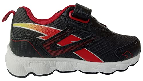 Disney Boy's Lightning McQueen Cars Light Up Sneakers (Black, Numeric_12)4