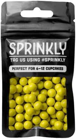 SPRINKLY - Polished Chocolate Balls (Large/10mm) - Red - 30g