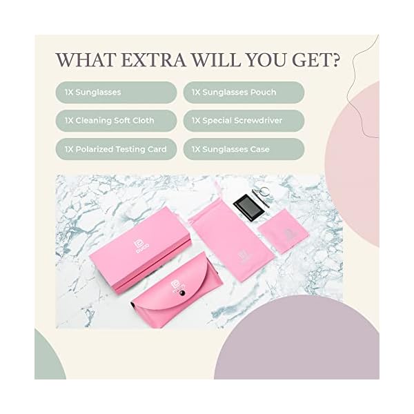 DUCO Retro Round Sunglasses for Women Vintage Polarized Mirrored Sun Glasses Lightweight Metal Frame UV400 Protection W016, 06-tortoise Brown, common - Image 9