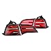 AlphaRex 17-22 Tesla Model 3 PRO-Series LED Tail Lights Red Smoke w/Seq Sig
