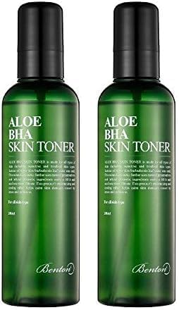 Benton Benton Aloe bha Skin Toner Facial moisturizer, 200 gr, 200 Gram (Pack of 2)