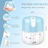 Tritatutto Elettrico UPOHYEE Per Cucina - Acciaio Inossidabile, Colore Blu