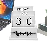 Fascino rustico: abbraccia il fascino di questo calendario a blocchi di legno con la sua meticolosa maestria artigianale e il suo design rustico che irradia calore e carattere e attira l'attenzione in qualsiasi ambiente.