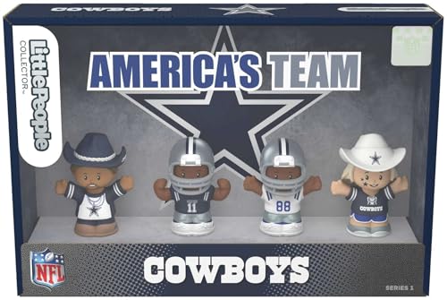 Little People Dallas Cowboys NFL Collector Figure Set, OS