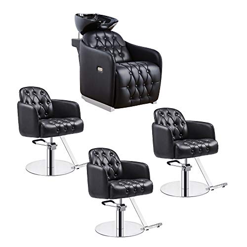 Beauty Salon Equipment Furniture Salon Package Shampoo Unit Salon Chairs