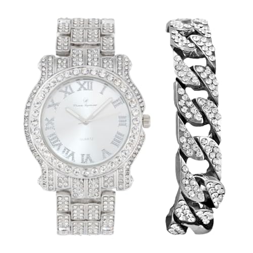 Charles Raymond Bling-ed Out Ultimate Hip Hop Royalty �����Y�E�H�b�` �ǂ݂₷�����[�}�����܂��̓A�C�X�A�E�g�_�C�������h���ԃC���W�P�[�^�[ - ���邢�F�̕����� - L0504, L0504 �V���C�j�[