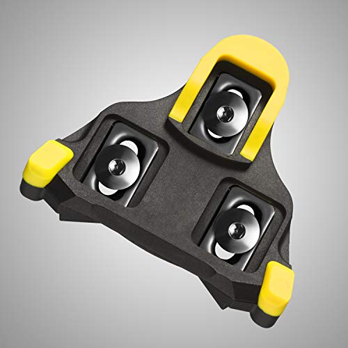 Naacoo Bike Cleats Compatible With Shimano Speed-Sl Sh Cleats- Indoor Outdoor Peleton Spin Cycling Pedals Cleat & Road Bike Bicycle Clips Set-Self-Locking (Yellow- 6° Float) #TOP1