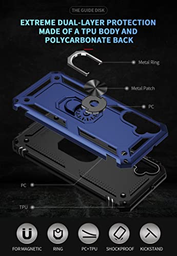 YKNIUFLY Handyhülle für vivo X100 Pro+ Hülle, Robust, sturzsicher, Hinterer Ringhalter, Rundumschutz Cover Schutzhülle für vivo X100 Pro+. – Bild 3