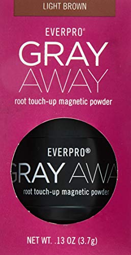 Everpro Gray Away Root Touchup Powder 4Ml, Light Brown, 0.13 Ounce #TOP1
