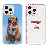 MXCUSTOM Custom Phone Case for Apple iPhone 13 Pro Max, Customized Personalized with Photo Image Text Picture Design Cases Cover [Clear Soft TPU Slim Shockproof](FXT-CR-P1)