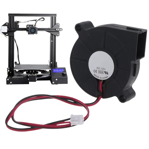 de enfriamiento de turbina - soplador de motor sin escobillas, rodamiento Dųal de CC, de larga duración | Electrónica pequeña, accesorios para impresora 3D, repuesto, ventilación compacta de alto rend