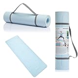 set of yoga and pilates poses ♻️ Materiales ECO: La esterilla InnovaGoods se caracteriza por estar fabricada en TPE con 0% de látex o químicos nocivos, haciéndola amigable con el medio ambiente y creando una práctica sustentable.