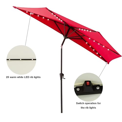 Dhtdvd 9Ft Outdoor Half Round Wall Screen With Solar Led Lights And Tilt #TOP2