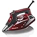 Rowenta 1800-Watt Professional Digital LED Display Steam Iron with Stainless Steel Soleplate, 400-Hole, Red, DW9281