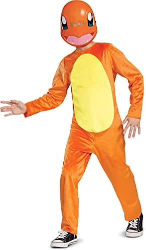 Pokemon Charmander Kids Costume, Children's Classic Character Outfit, Child Size