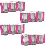 Unidades: 24 LAV – Pack de 24 vasos tipo lara ,con medidas de 6.5 x 9.8 cm, con capacidad de 205 ml ideal para agua, de gran durabilidad y resistencia, aptos para lavavajillas(LARA 205 ML/24 unidades)