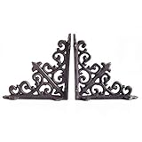 VINTAGE-FINISH - diese Gusseisen Regal Klammern werden in Alter Vintage-Look und würde perfekt passen rund um den Garten oder zu Hause für diejenigen, die ein rustikalen Thema los.
