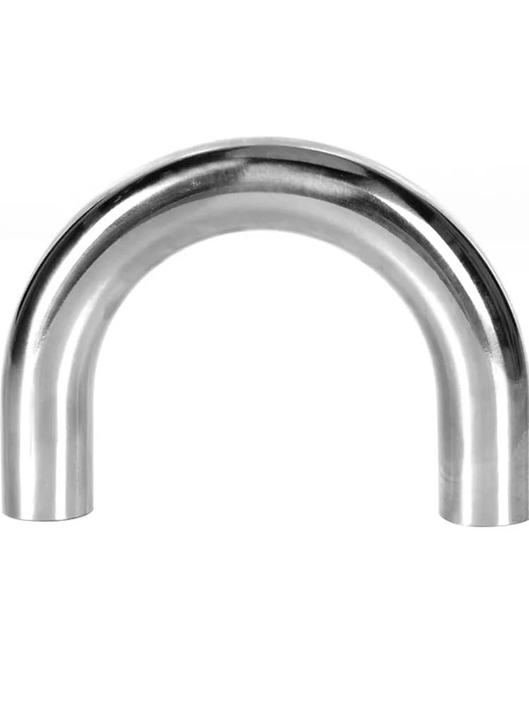 16/19/25/32/38/45/51/57/63/76 mm 180 Grad Edelstahl 304 U-Bogen-Rohrschweißbogen (Size : 32mm x 1.5mm)